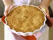 Chicken and leek pie: 1 simple step for flaky puff pastry