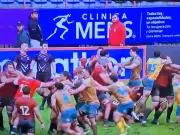 Chile A and Uruguay A brawl after dangerous tackle