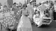 Clowns, Punks and Queen at Moretonhampstead Carnival