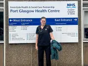 Commonwealth Games star swaps netball for NHS doctor scrubs