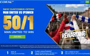 Coral 50/1 Man United vs Ipswich Betting Offer Explained