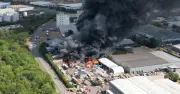 Corby fire: Explosion and huge blaze at Recycleforce as smoke seen for miles