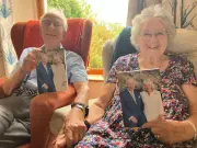 Couple get two King and Queen cards for 100th birthday and 70th anniversary