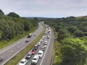 Crash causes long delays on M4 and A48 in Carmarthenshire