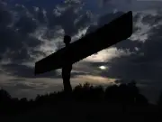 Crowds gather at Tyneside landmarks to watch partial solar eclipse