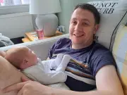 Dad's paternal postnatal depression left him with thoughts of harming daughter