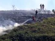 Deliberate fires on Welsh mountain trigger major incident