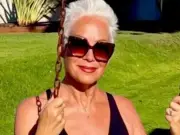 Denise Welch, 68, stuns in black swimsuit during Portugal holiday after quitting Loose Women