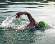 Devon man becomes first to swim Switzerland's 10 largest lakes