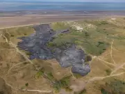 Drone footage reveals scale of damage to Formby dunes after wildfire