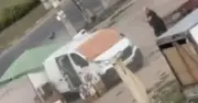 Drone 'hunts down' vegetable seller in chilling 'drone safari attack'