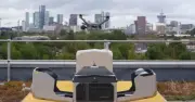 Drones patrol Manchester rail lines to stop trespassers