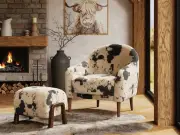 Dunelm Cow Print Chair 'Exceeds Expectations' and Gets Compliments