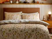 Dunelm's £20 Autumn Foliage Bedding Set 'Brightened Up Our Bedroom'