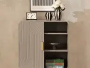 Dusk Marnie Bookcase Reduced by £89 in Taupe Offer