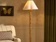 Dusk pine wood floor lamp reduced to £60 in sale