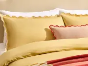 Dusk's Buttermilk Cotton Bedding Set Now £22 Off in Sale