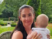 Emmerdale's Isabel Hodgins marks six month milestone for baby girl