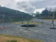 Ex-miner survives 30ft sinkhole plunge at Cornwall holiday park