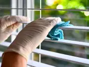 Fabric softener trick stops dust sticking to blinds and sills