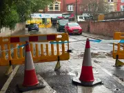 Fairfield roads closed over 24 hours after burst water pipe causes flooding