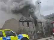 Fire crews battle huge blaze in Aberdeen home