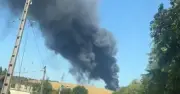 Fire Erupts Near Charles de Gaulle Airport in Paris