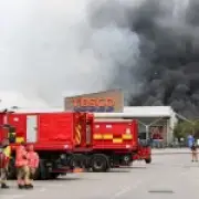 Fire near Tesco prompts evacuation over toxic fume fears