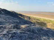 Formby Beach Fire Warning: Scorched Ground Hot for Days