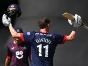 Freddie Flintoff's son Rocky, 18, hits first career century off 65 balls