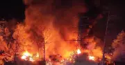 Gatwick Airport holiday parking fire destroys several cars
