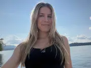 Genie Bouchard Dazzles Fans with Lake Swim Before and After Snaps