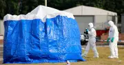 Girl, 9, dies after family drives 300 miles to camp on industrial estate