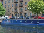 Glasgow's floating gem: unique canal houseboat on Airbnb