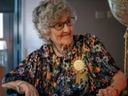 Great-great-gran celebrates 100th birthday with 100 guests including Australia family