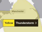 Greater Manchester hour-by-hour forecast as two thunderstorm warnings issued