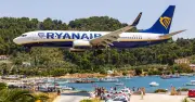 Greek Island Beach Where Planes Fly Metres Above Sunseekers