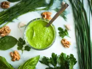 Green goddess dressing gets super creamy with silken tofu