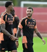 Guimaraes on bench for Arsenal debut vs Como