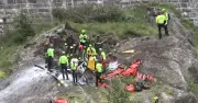 Gyrocopter crashes into cable car lines, kills two in Italy