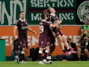 Hearts beat Rapid Vienna on penalties to reach Conference League