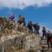 Hikers divided over queues on Wales' highest mountain