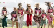 Hobby Horse Race with Strictly Star Amy Dowden Was Wild