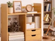 HOMCOM Bamboo Desk Organiser at The Range praised by shoppers
