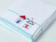 HOMESCAPES Beach Hut Towels from £13.95 with SUMMER10