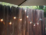 Households warned over hanging fairy lights on garden fences