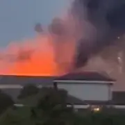 Huge fire at Deptford waste facility sends black smoke across London