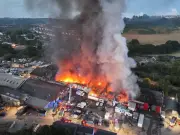 Huge fire on Newport industrial estate prompts evacuations