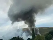 Huge Greenfield blaze near Tesco as firefighters warn 'stay away'