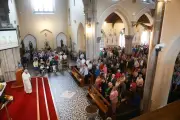 Hundreds attend vigil for family injured in M9 wrong-way crash